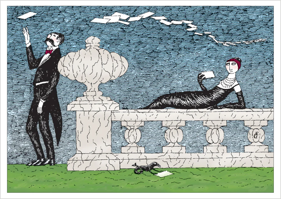 Edward Gorey: Mysterious Messages Boxed Notecard Assortment