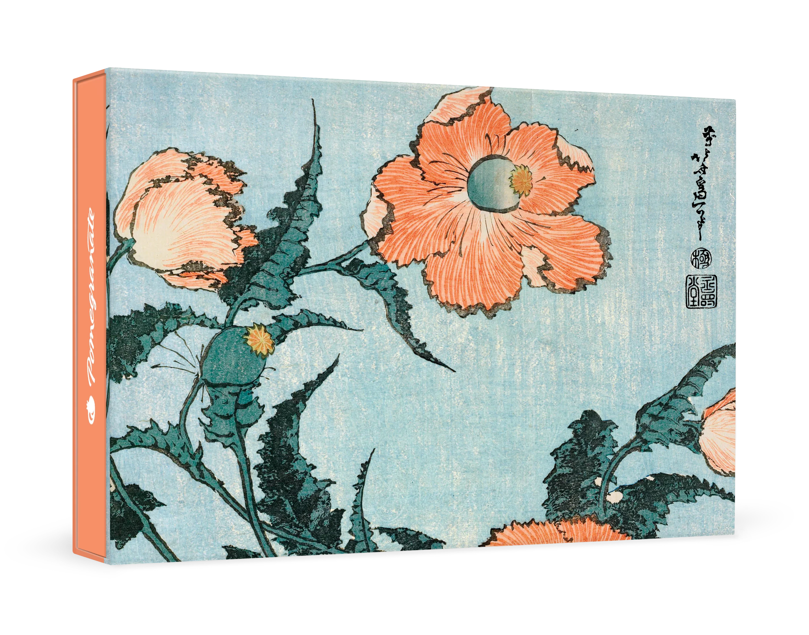 Hokusai: Poppies Small Boxed Cards