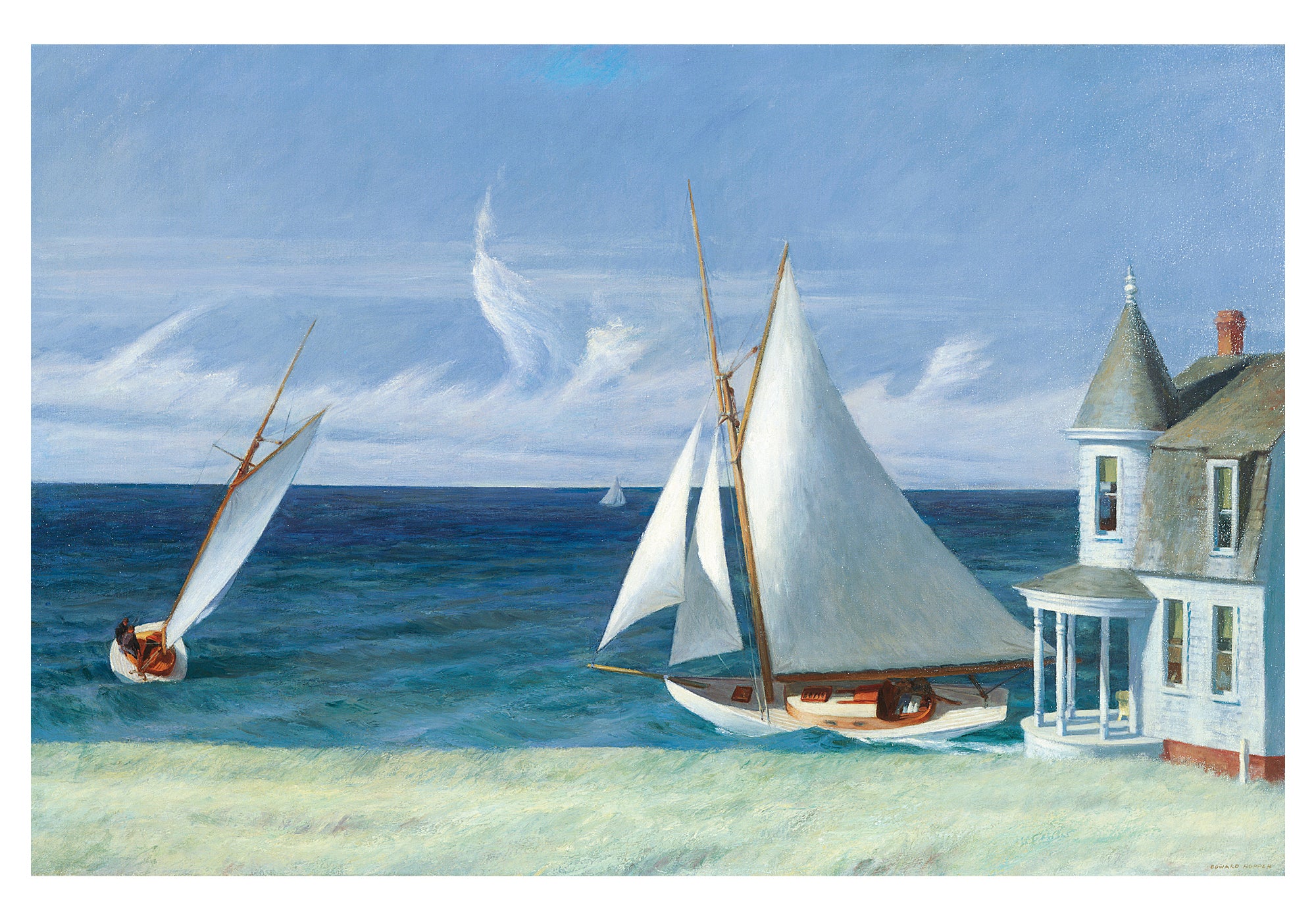 Edward Hopper: The Lee Shore Small Boxed Cards