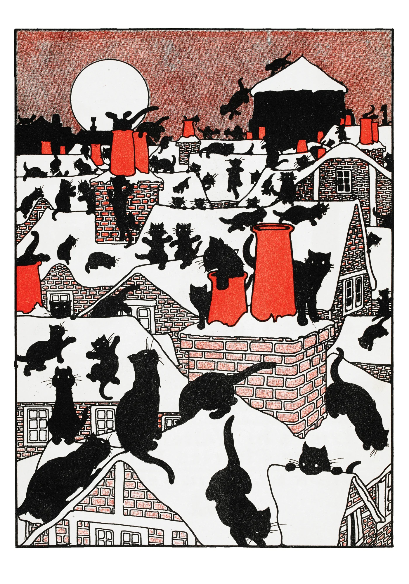 Charles Robinson: A Black Cat Holiday Small Boxed Cards